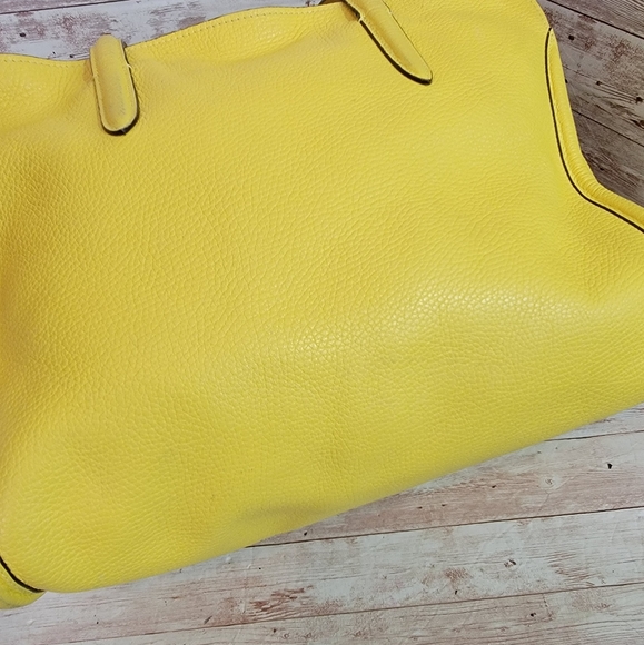 Alexander McQueen Skull Padlock yellow Tote - Picture 15 of 16